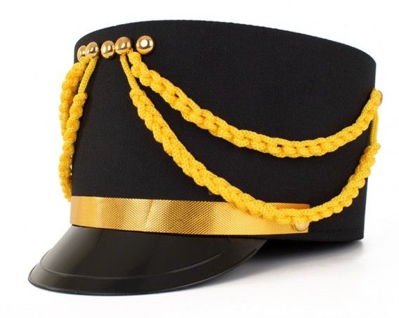 Kolbak cap black with gold