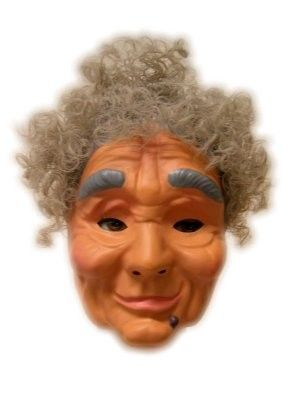 Grandma Mask with gray hair Sarah