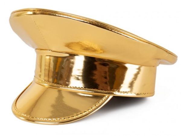 Shiny gold lacquer cap