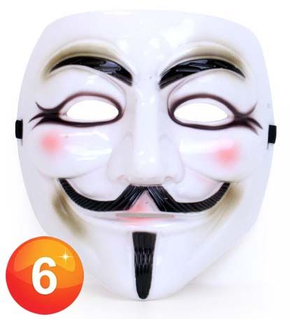 Vendetta mask plastic