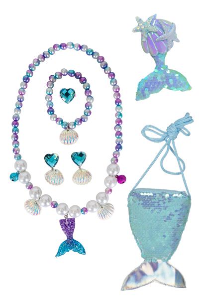 Children's Mermaid Set Aqua