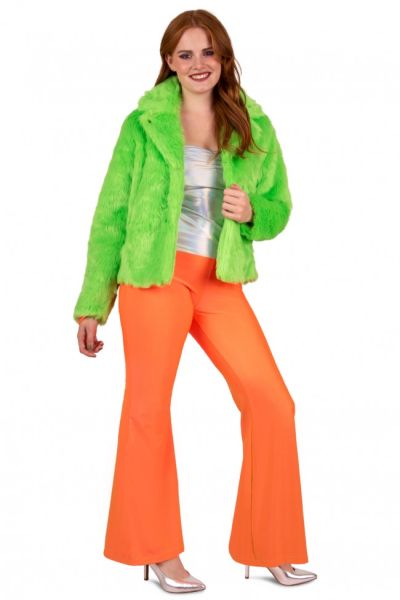 Diva Disco Flared pants neon orange