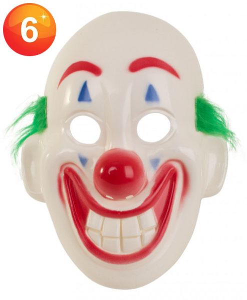 Funny clown masks