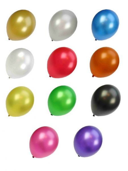 Quality balloon metallic assorted colors