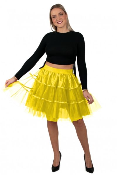 50s High School Petticoat Yellow