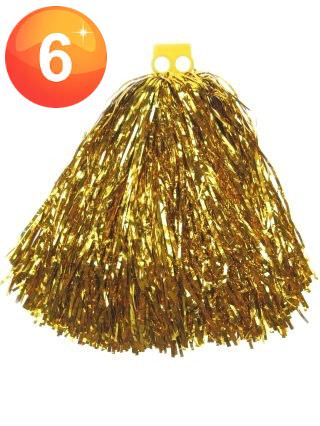 Cheerball ring handle gold pumpkins