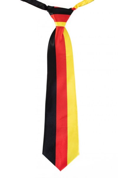 Necktie satin flag Germany