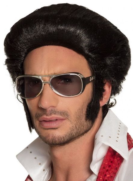 Elvis Presley wig with sideburns