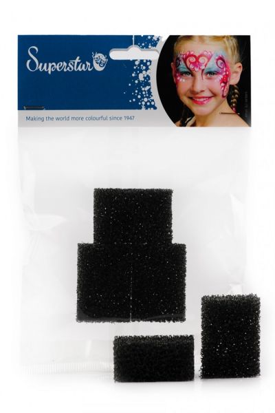 Superstar stipple face paint sponges