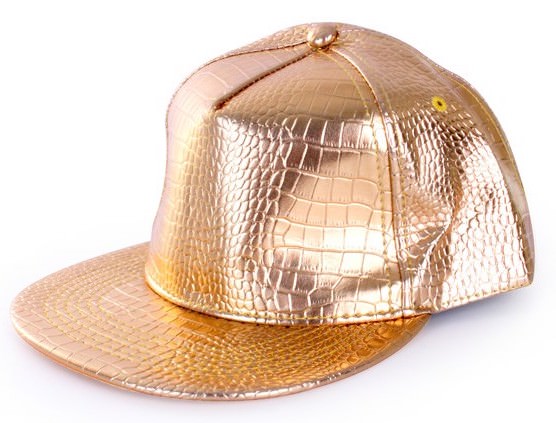 Baseball cap - Rapper - Gold - Snake 