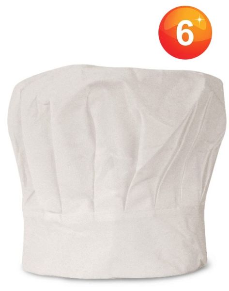 White chef's hats