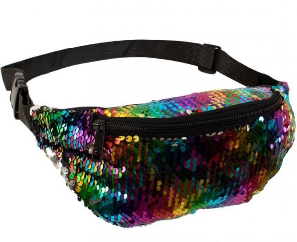 Fanny pack colored sequins