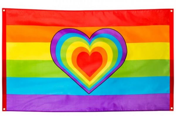 Rainbow Flag love Gay Pride