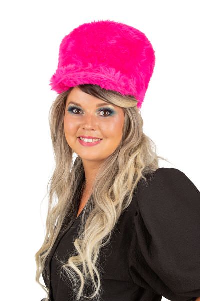 Fanfare Plush hat Pink