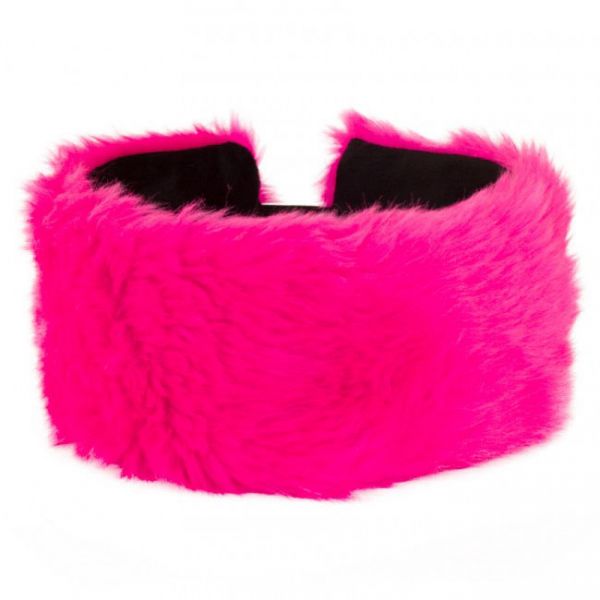 Headband pink plush