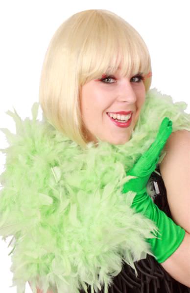 Burlesque Feather Boa lightgreen