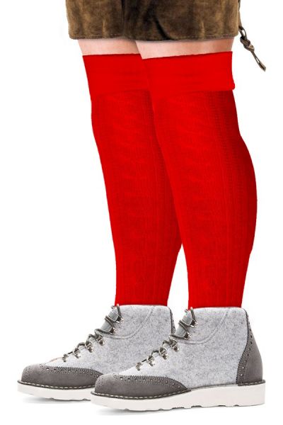 Oktoberfest Tyrolean socks long red