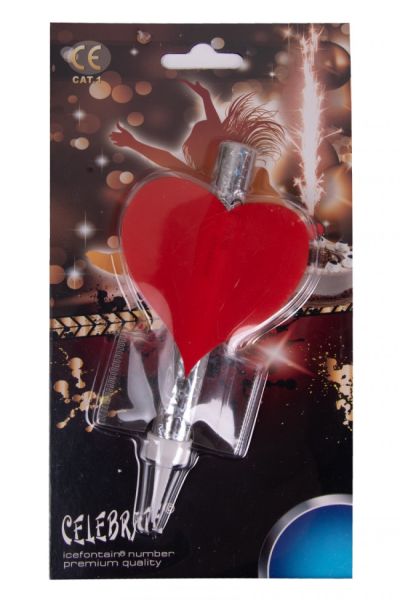 Box of 24 hearts ice fountains