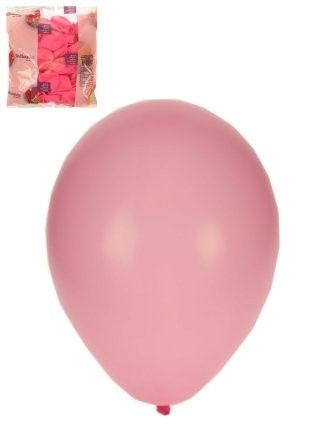 Ballonnen helium 100 x baby rosé maat 10
