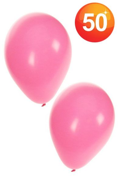 Light pink helium balloons