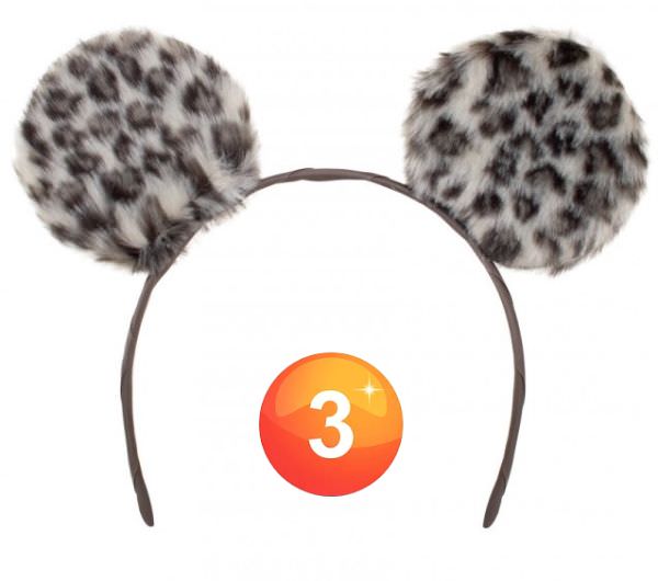 Diadem panther ears plush