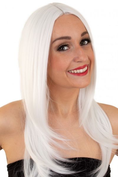 Ladies wig white washable