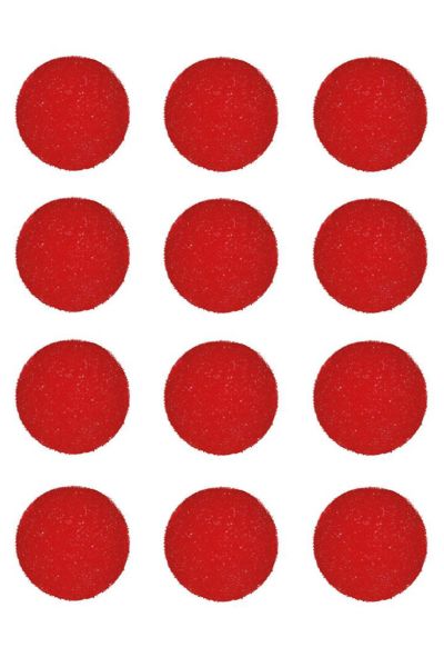 Clown noses red