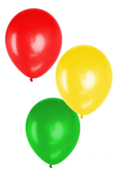 300 Mini balloons red yellow green