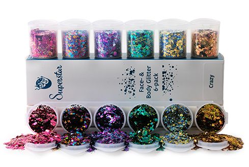 Crazy Chunky Glitter Mix 6-pack 130 ml 98962