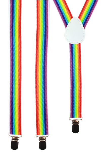 Suspender rainbow colors