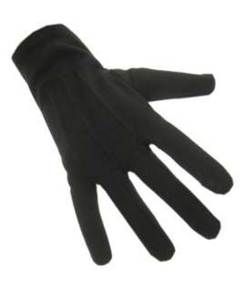 Gloves cotton short black
