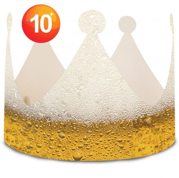 Funny beer crowns