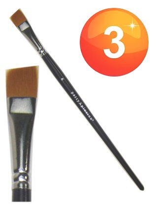 PXP angular eyebrow brush 12mm