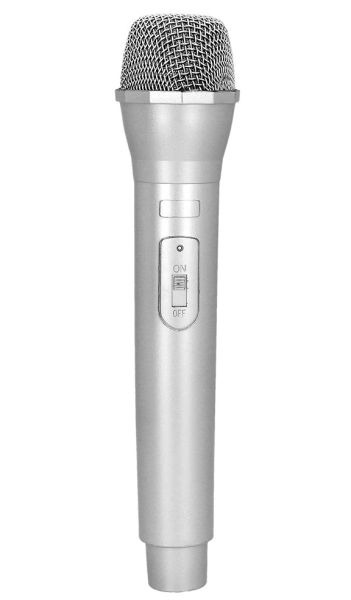 Microphone silver dummy