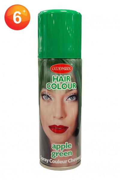 green hair spray