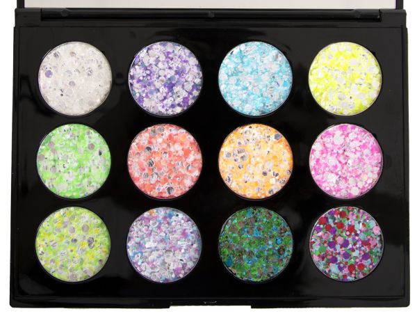 PXP Palette Le Printemps pressed chunky glitter cream