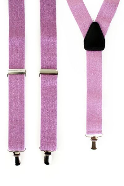 Suspender with lilla glitter