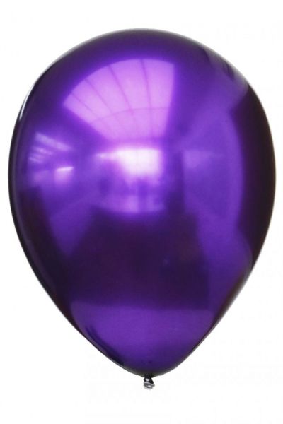 Purple titanium chrome balloons